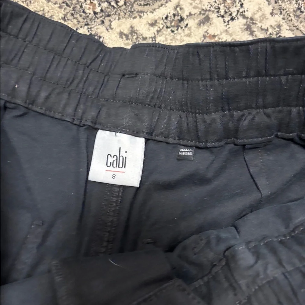 Black Wome Cabi black paper bag shorts size 8 - Picture 2 of 4